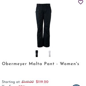 Obermeyer Women’s Malta Snow Pants